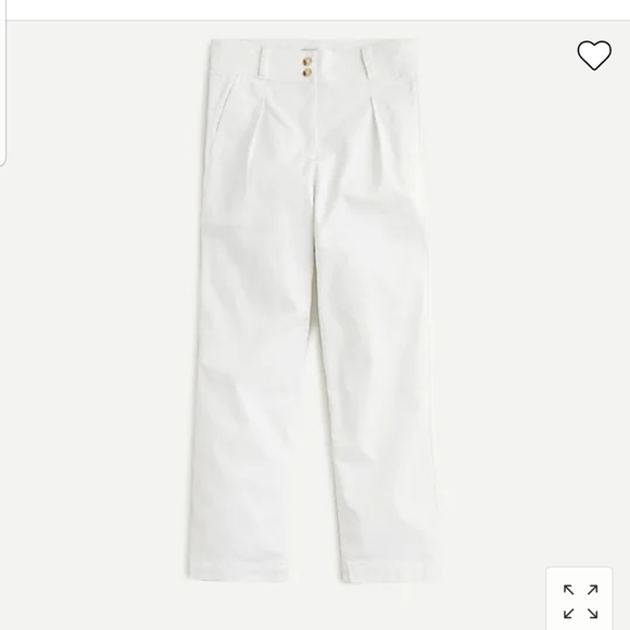 *****SOLD*******J.CREW PLEATED PANT IN GARMENT DYED CHINO - Picture 3 of 6